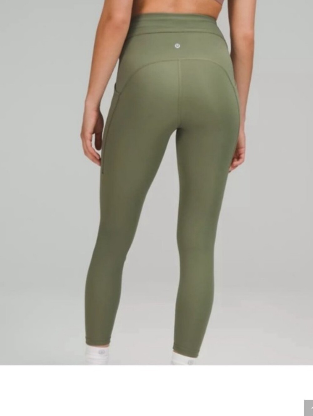 🍋 Lululemon Power Thru leggings Green Size 4